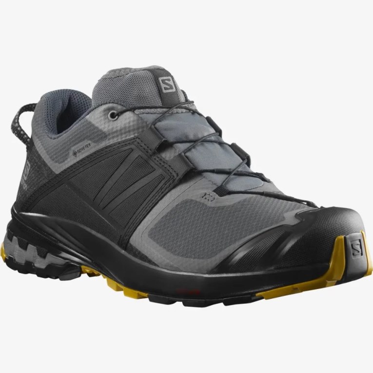 Black / Grey Salomon Xa Wild GTX Men's Trail Running Shoes | PH 57091A